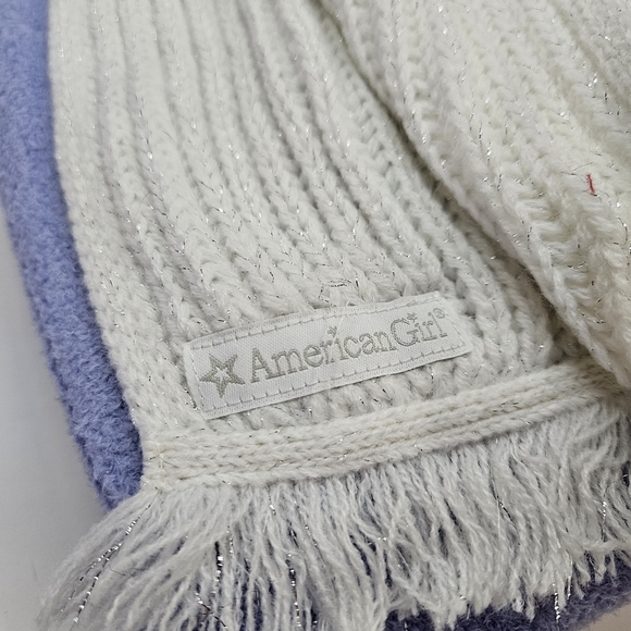 American Girl Doll Truly Me SIT and SNOOZE Blue CHAIR Daybed BLANKET Pillow BED - Picture 4 of 4